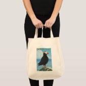 Oregon Coast Tufted Puffin Tote Bag (Voorkant (product))