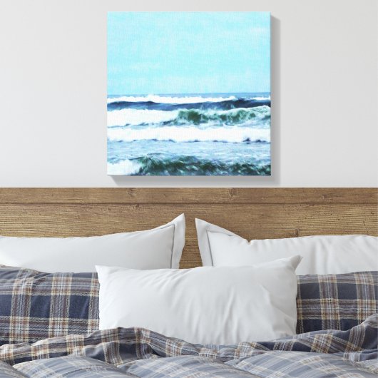 Oregon Coast Waves Canvas Afdruk (Insitu (Slaapkamer))