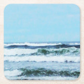 Oregon Coast Waves Kartonnen Onderzetters (Voorkant)