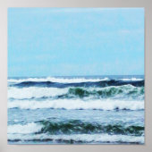 Oregon Coast Waves Poster (Voorkant)