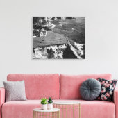 Oregon Coast West Shore Manor Otter Rock Canvas Afdruk (Insitu (Woonkamer))