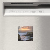 Oregon Coast Yaquina Sunset Ocean Photo Souvenir Magneet (Insitu (Vaatwasser))