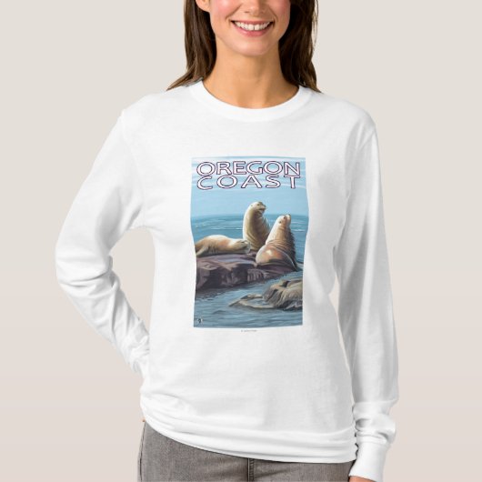 Oregon Coast Zee Lions T-shirt (Voorkant)