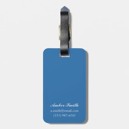 Oregon Coast Zee Otter Bagagelabel (Achterkant verticaal)