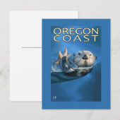 Oregon Coast Zee Otter Briefkaart (Voorkant / Achterkant)