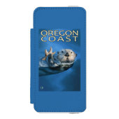 Oregon Coast Zee Otter Incipio iPhone Portemonnee Hoesje (Voorkant Agenda)