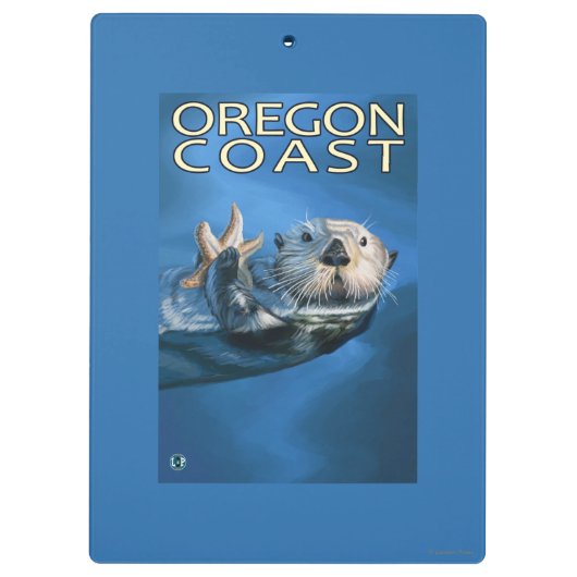 Oregon Coast Zee Otter Klembord (Achterkant)