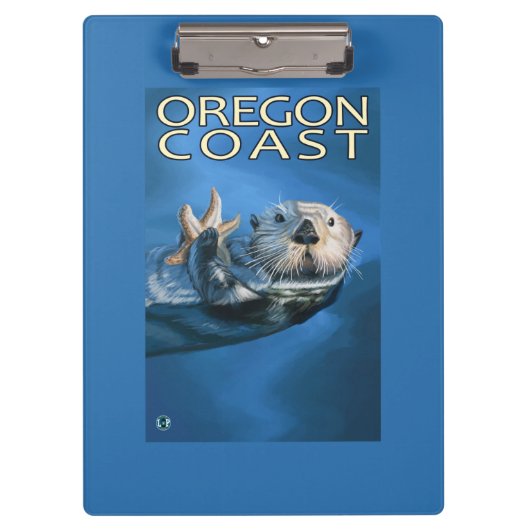 Oregon Coast Zee Otter Klembord (Voorkant)