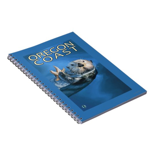 Oregon Coast Zee Otter Notitieboek (Rechterzijde)