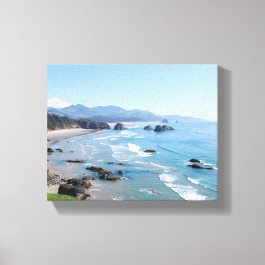 Oregon Coastal View Canvas Afdruk (Voorkant)
