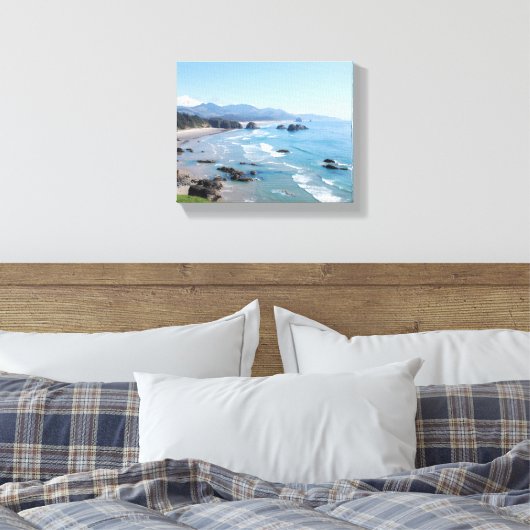 Oregon Coastal View Canvas Afdruk (Insitu (Slaapkamer))