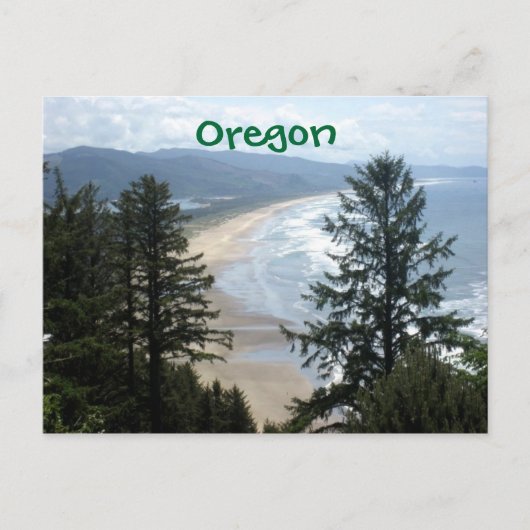 Oregon Coastline Briefkaart (Voorkant)