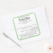 Oregon Cottage Food Business Green Baking Label (Envelop)