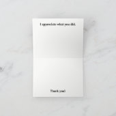 Oregon Creek Bedankkaart (Binnen)