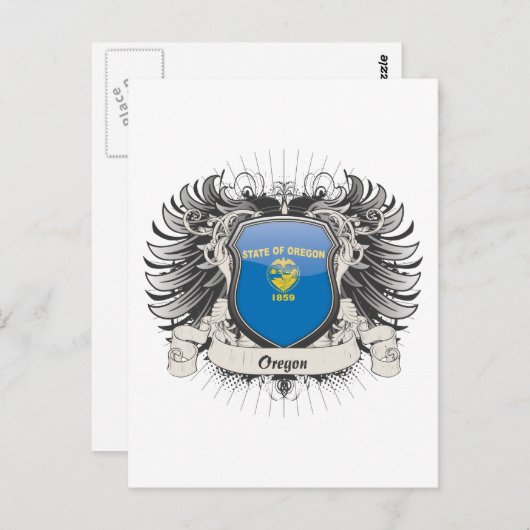 Oregon Crest Briefkaart (Voorkant / Achterkant)