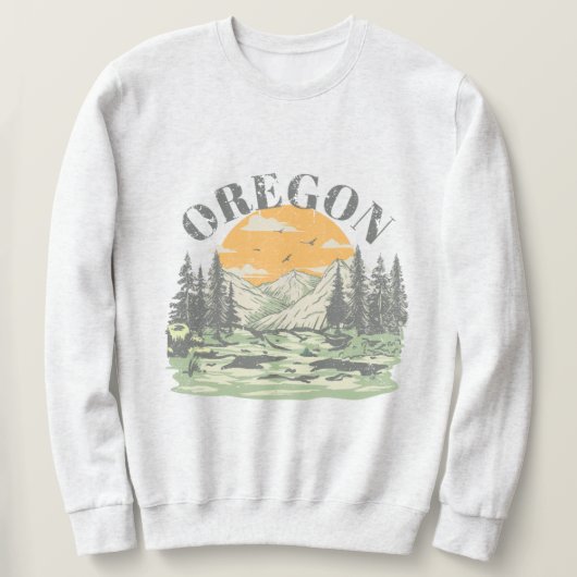 Oregon Crewneck Sweatshirt (Design voorkant)