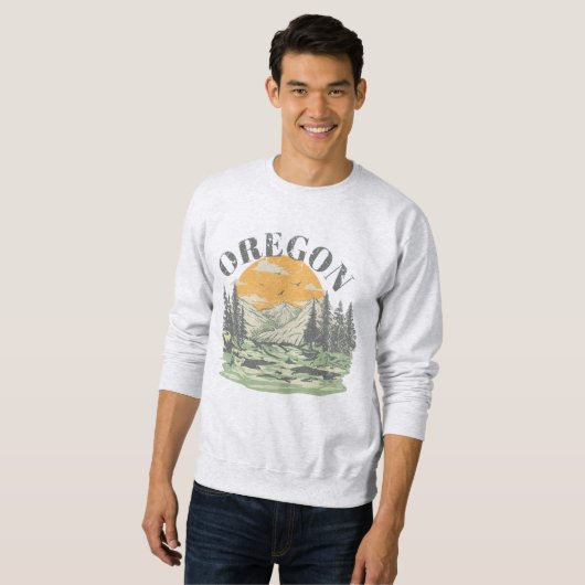 Oregon Crewneck Sweatshirt (Voorkant volledig)