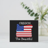 OREGON DE MOOIE T-Shirt Briefkaart (Staand voorkant)