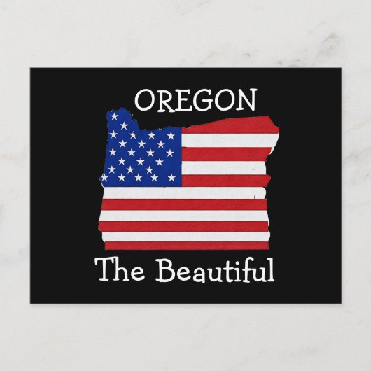 OREGON DE MOOIE T-Shirt Briefkaart (Voorkant)