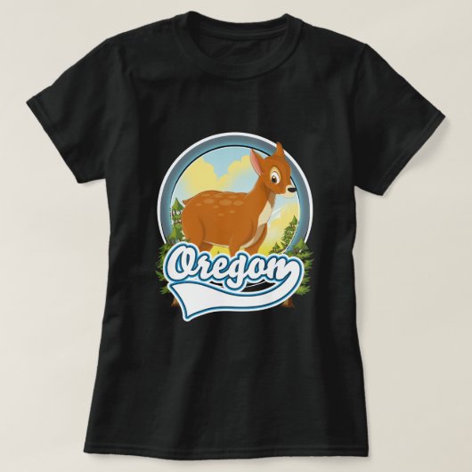 Oregon Deer reislogo T-shirt (Design voorkant)