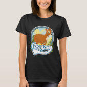 Oregon Deer reislogo T-shirt (Voorkant)