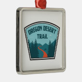 Oregon Desert Trail Metalen Ornament (Rechts)