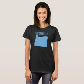 Oregon Divemaster Duik Instructeur Duiken Vlag T-shirt (Voorkant volledig)