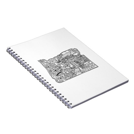 Oregon Doodle Notitieboek (Rechterzijde)