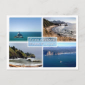 Oregon - Ecola State Park Forset - Briefkaart (Voorkant)