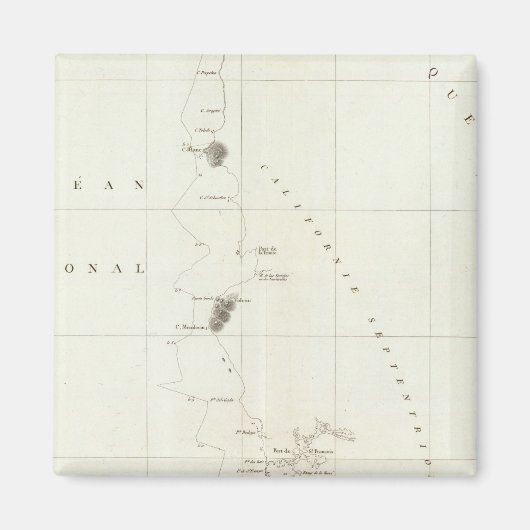 Oregon en Californië Magneet (Voorkant)