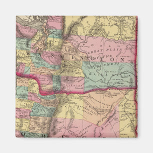 Oregon en het grondgebied van Washington Magneet