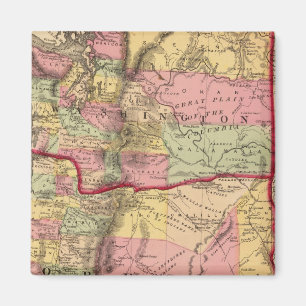 Oregon en het grondgebied van Washington Magneet