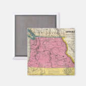 Oregon en Upper California Magneet (Voorkant / Achterkant)