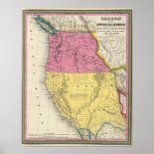 Oregon en Upper California Poster (Voorkant)