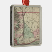 Oregon en Washington Metalen Ornament (Rechts)