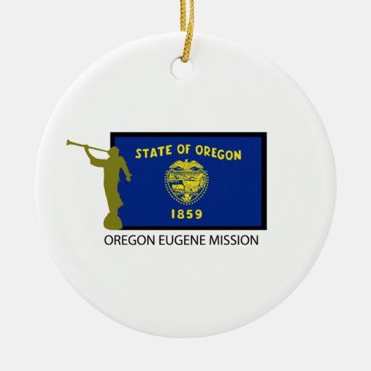 OREGON EUGENE MISSIE LDS CTR KERAMISCH ORNAMENT (Voorkant)