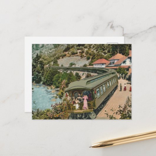 Oregon Express Feestdagenkaart (Voorkant / Achterkant in situ)