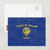 OREGON FLAG BRIEFKAART (Voorkant / Achterkant)