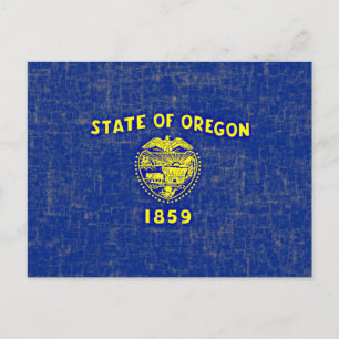 OREGON FLAG BRIEFKAART