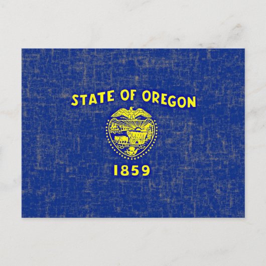 OREGON FLAG BRIEFKAART (Voorkant)