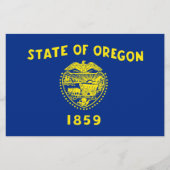 Oregon Flag Briefpapier (Voorkant)