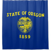 Oregon Flag Douchegordijn (Voorkant)