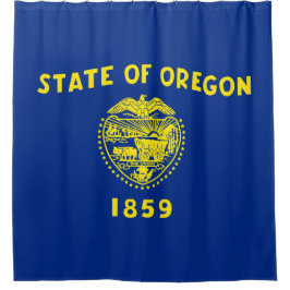Oregon Flag Douchegordijn