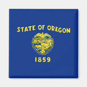 Oregon Flag Magneet (Voorkant)