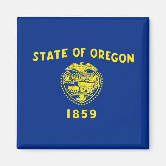 Oregon Flag Magneet (Voorkant)