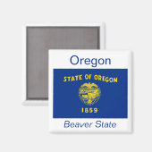 Oregon Flag Magnet (Voorkant / Achterkant)