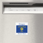 Oregon Flag Magnet (Insitu (Vaatwasser))