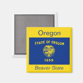 Oregon Flag Magnet (Voorkant / Achterkant)