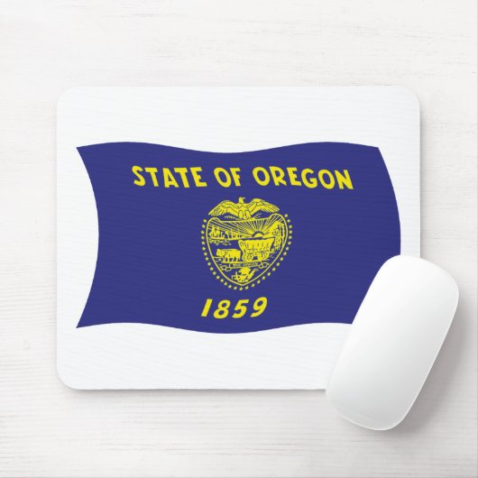 Oregon Flag Mousepad Muismat (Met muis)