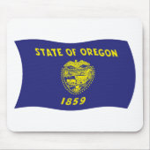Oregon Flag Mousepad Muismat (Voorkant)